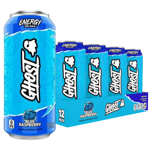 Ghost Energy Blue Raspberry 12 x 500ml tray energiedrank