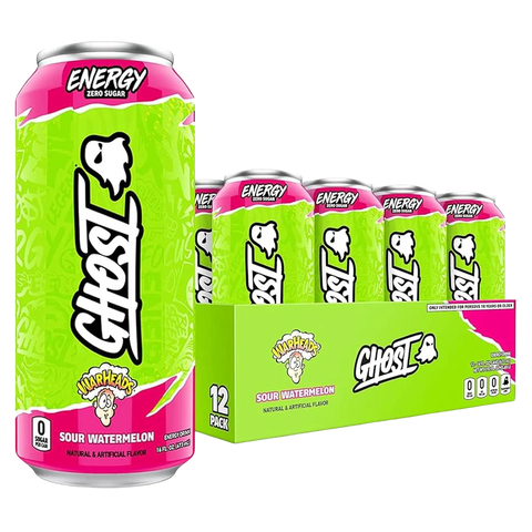 Ghost Energy Sour Watermelon 12 x 500ml tray energiedrank