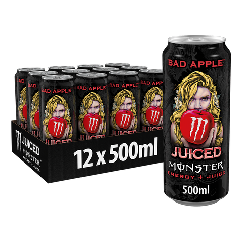Monster Energy Bad Apple 12 x 500ml tray energiedrank