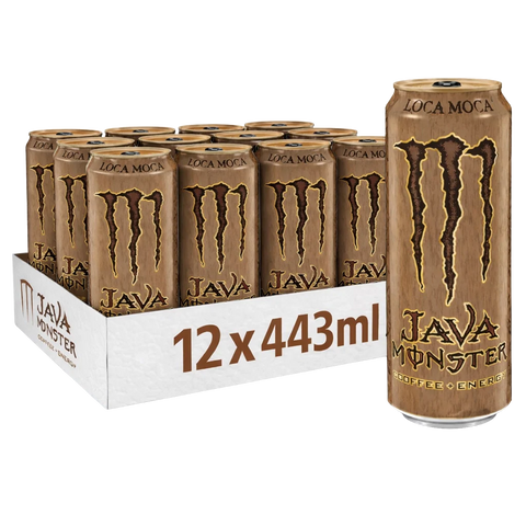 monster energy java loca moca 12 x 443ml tray coffee energiedrank