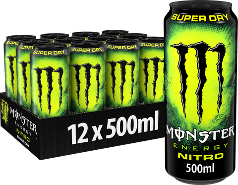 Monster Energy Nitro Super Dry (12 x 500ml)