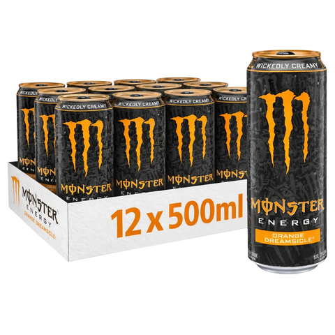 monster energy orange dreamsicle 12 x 500ml tray energiedrank