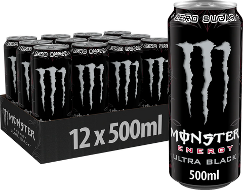 Monster Energy Ultra Black (12 x 500ml)