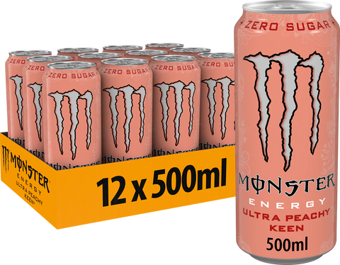 Monster Energy Ultra Peachy Keen (12 x 500ml)