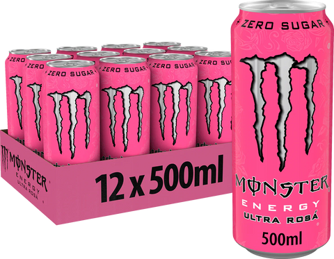 Monster Energy Ultra Rosa (12 x 500ml)