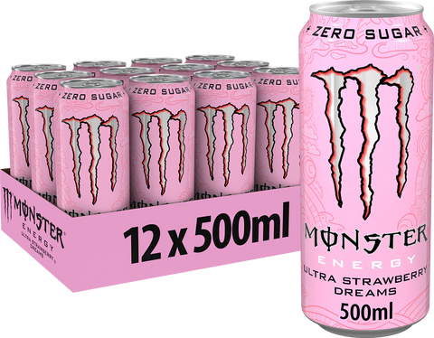 Monster Energy Ultra Strawberry Dreams (12 x 500ml)