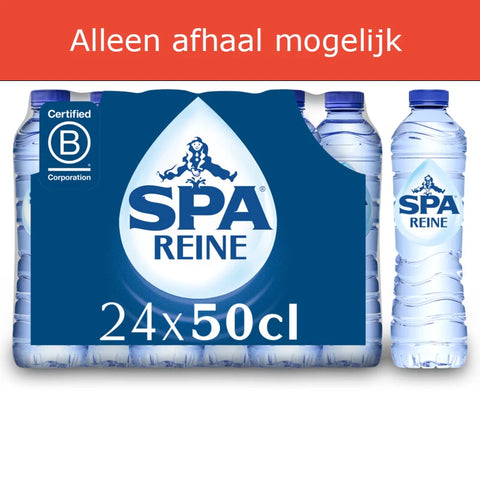 spa reine blauw 24 x 50cl tray mineraalwater